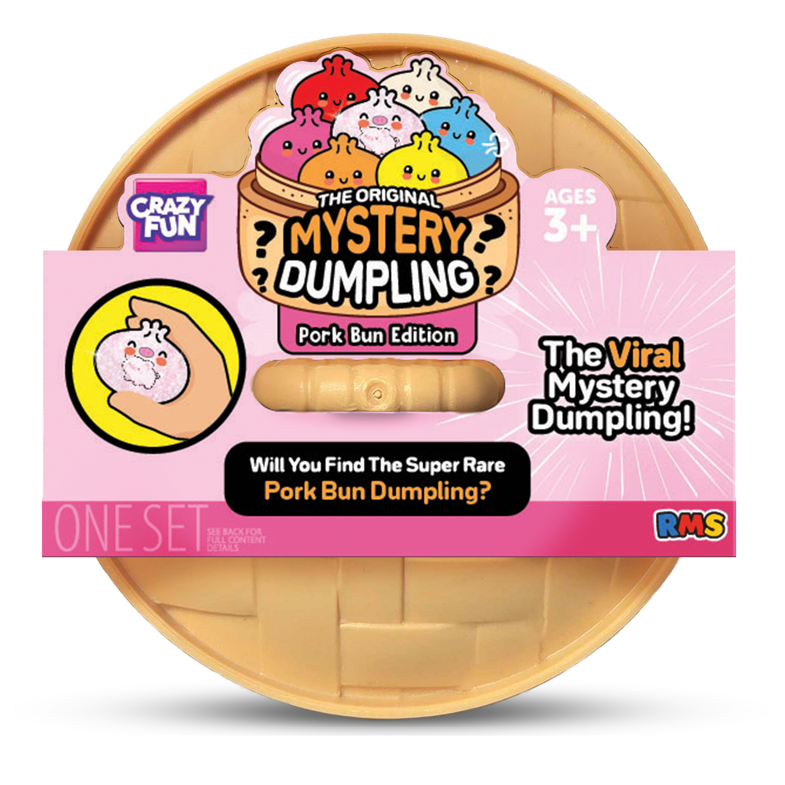 RMS Crazy Fun Mystery Dumpling – Pork Bun Edition sealed package